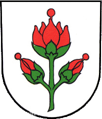 Znak a prapor obce Vřesina